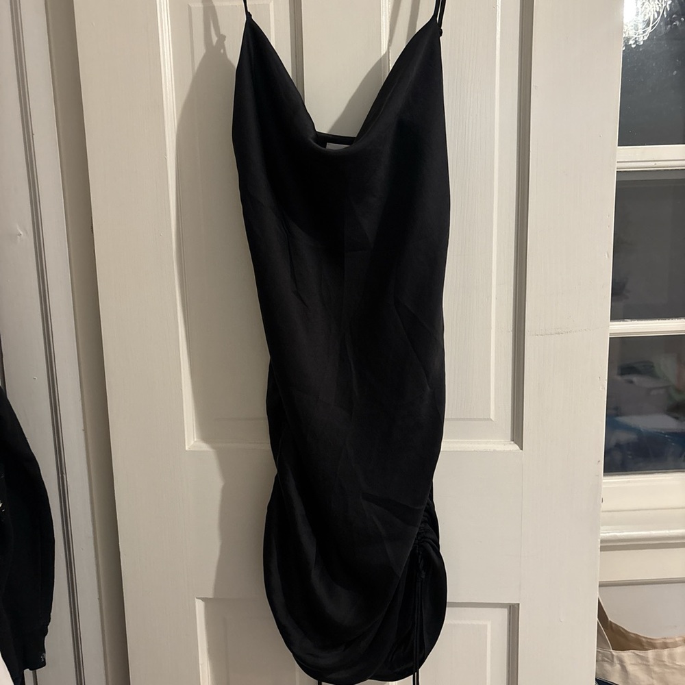 Black Aritzia Mini Slip Dress